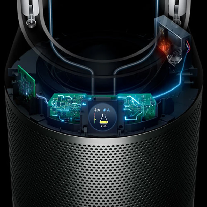 Purificateur d'air Purifier Humidify + Cool PH03 de Dyson avec filtre HEPA - Blanc/Argenté