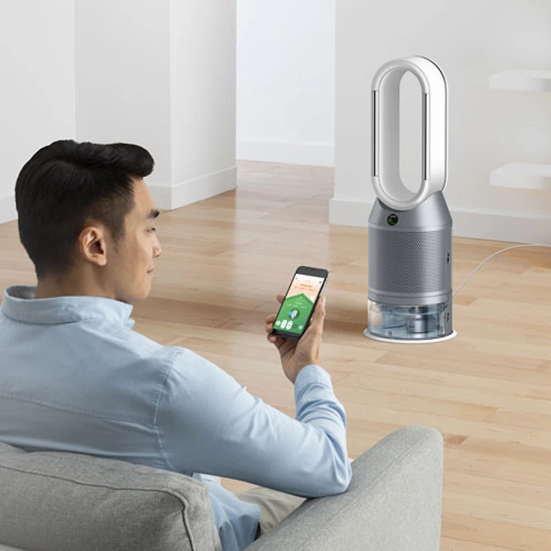 Purificateur d'air Purifier Humidify + Cool PH03 de Dyson avec filtre HEPA - Blanc/Argenté