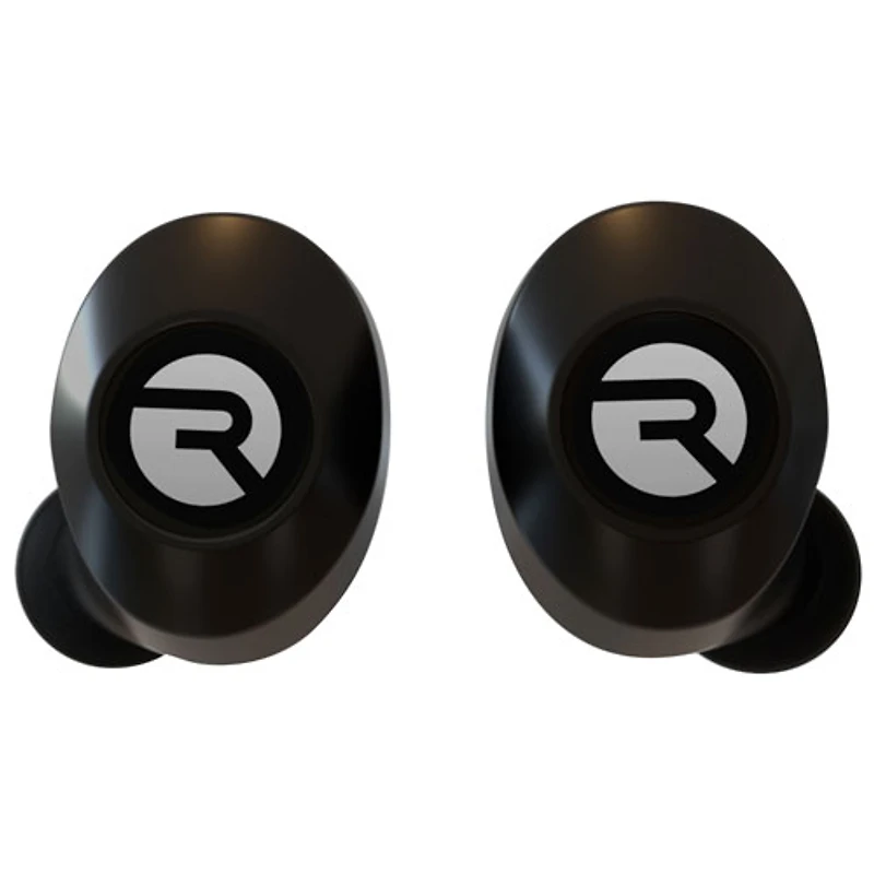 Écouteurs boutons 100 % sans fil à isolation sonore The Everyday de Raycon - Noir carbone
