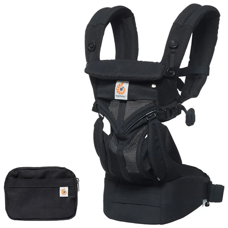 Porte-bébé à quatre positions Omni 360 Cool Air Mesh d'Ergobaby - Noir onyx