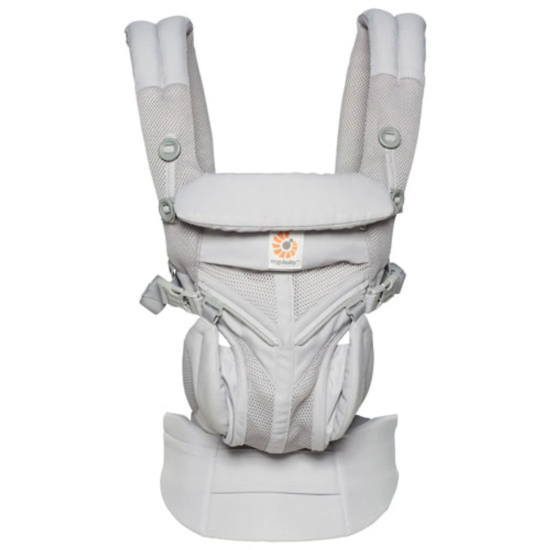 Porte-bébé en filet respirant à quatre positions Omni 360 Cool Air Mesh d'Ergobaby - Gris perle