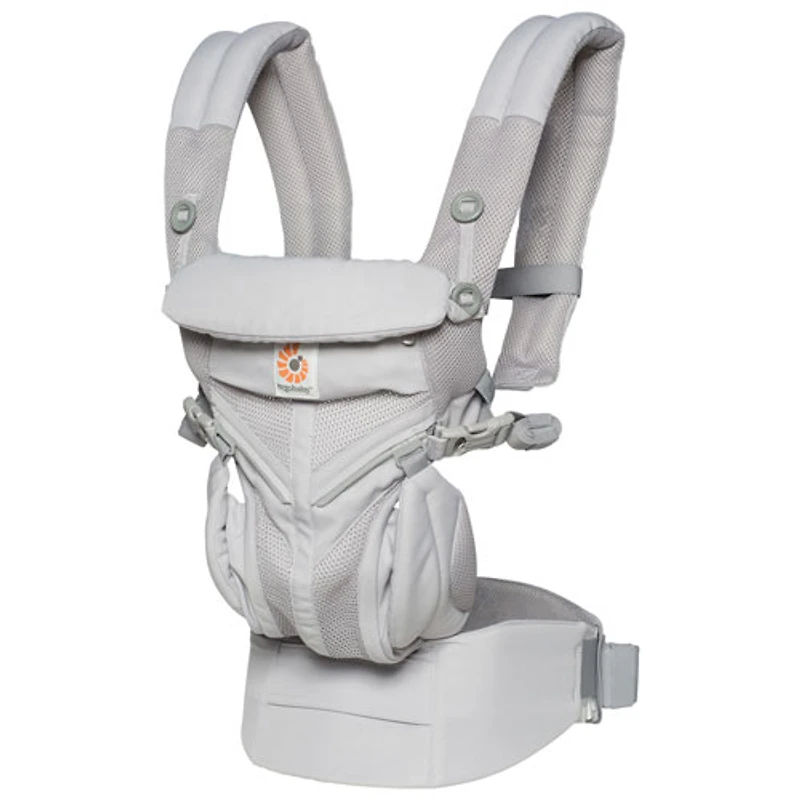 Porte-bébé en filet respirant à quatre positions Omni 360 Cool Air Mesh d'Ergobaby - Gris perle