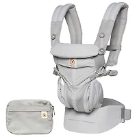 Porte-bébé en filet respirant à quatre positions Omni 360 Cool Air Mesh d'Ergobaby - Gris perle