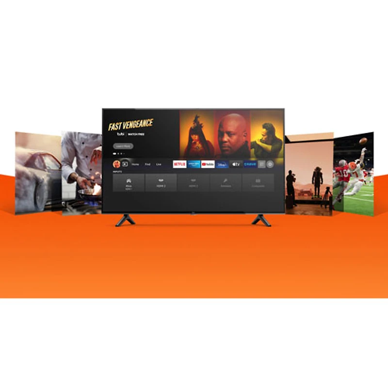 Téléviseur intelligent HDR DEL UHD 4K de 43 po Fire TV Série 4 d'Amazon (B08T6FMSY8) - 2021
