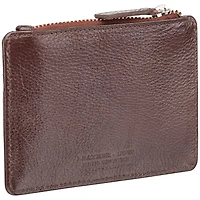 Porte-cartes RFID à deux volets en cuir véritable Equestrian2 de Mancini - Brun