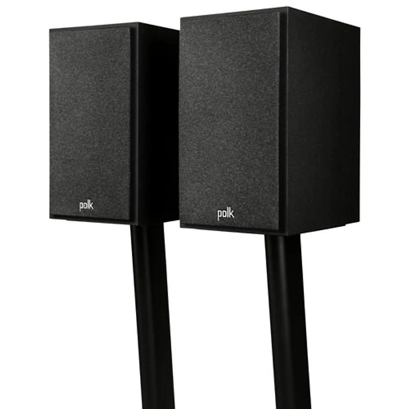 Polk Audio Monitor XT20 200-Watt Bookshelf Speaker - Pair - Midnight Black