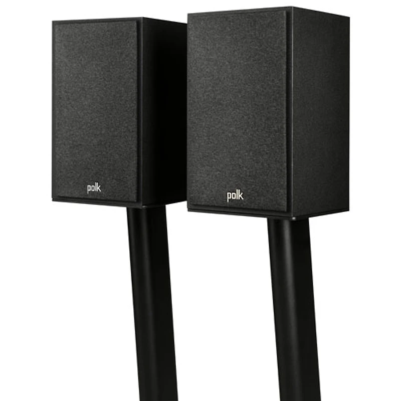 Polk Audio Monitor XT15 150-Watt Bookshelf Speaker - Pair - Midnight Black