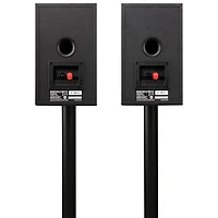Polk Audio Monitor XT15 150-Watt Bookshelf Speaker - Pair - Midnight Black