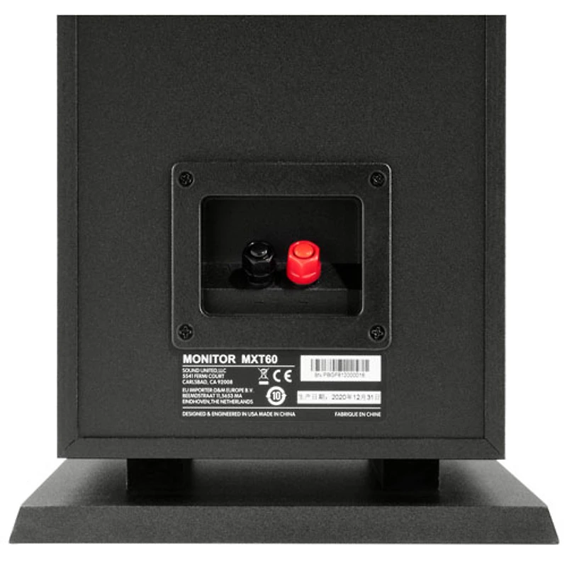 Polk Audio Monitor XT60 200-Watt Tower Speaker - Single - Midnight Black