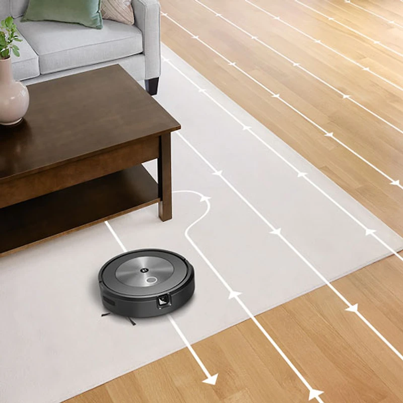 Aspirateur robot connecté Wi-Fi Roomba j7+ à vidage automatique d'iRobot (j7550)