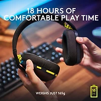 Logitech G435 LIGHTSPEED Bluetooth Wireless Gaming Headset for PC/PS5/PS4/Switch - Black
