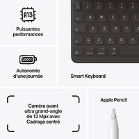 iPad 10,2 po 256 Go avec Wi-Fi d'Apple (9e génération) - Gris cosmique