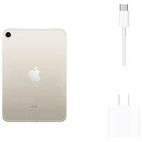 iPad mini 8,3 po 256 Go avec Wi-Fi et 5G (6e génération) d'Apple - Argenté
