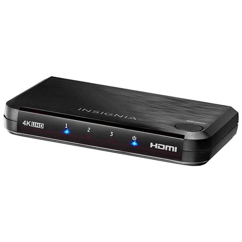 Insignia 3-Port 4K HDMI Switch - Black - Only at Best Buy