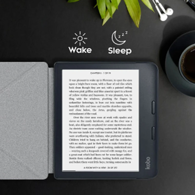 Étui SleepCover pour Sage de Kobo - Noir