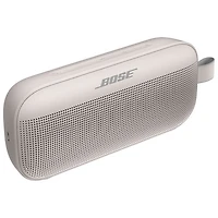 Haut-parleur sans fil Bluetooth étanche SoundLink Flex de Bose - Blanc fumée