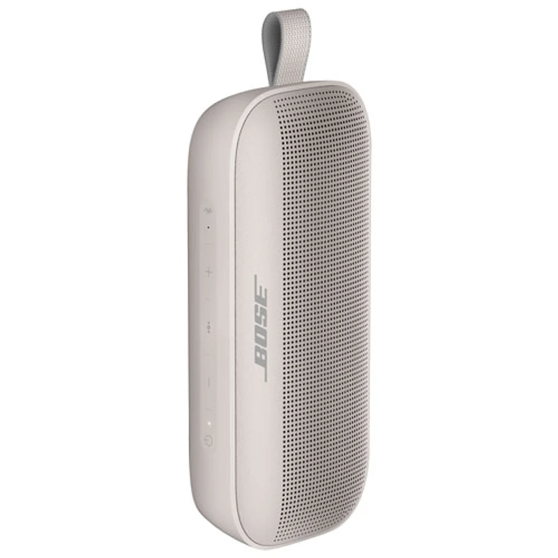 Haut-parleur sans fil Bluetooth étanche SoundLink Flex de Bose - Blanc fumée