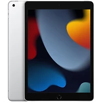 iPad 10,2 po 256 Go avec Wi-Fi et 4G LTE d'Apple (9e génération) offert par Bell - Argenté