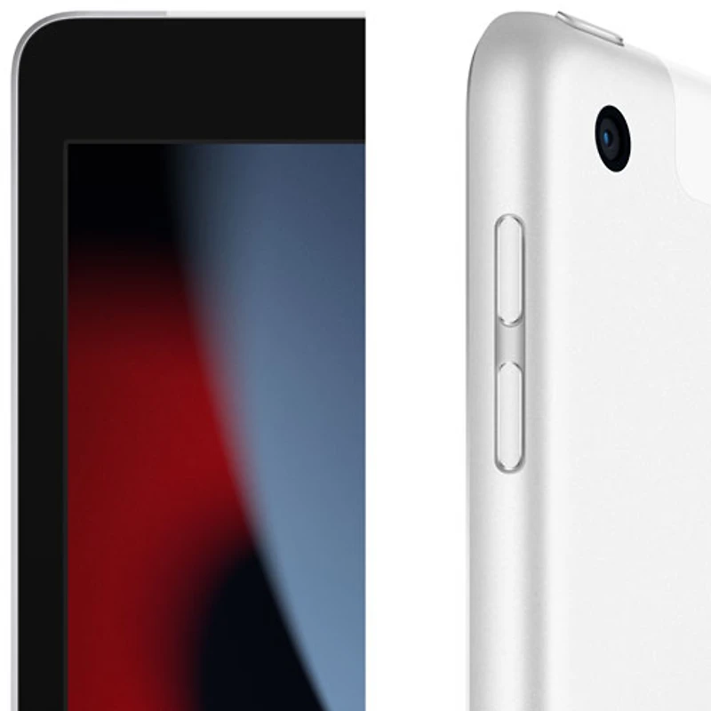 iPad 10,2 po 256 Go avec Wi-Fi et 4G LTE d'Apple (9e génération) offert par Bell - Argenté