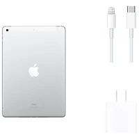 iPad 10,2 po 256 Go avec Wi-Fi et 4G LTE d'Apple (9e génération) offert par Bell - Argenté