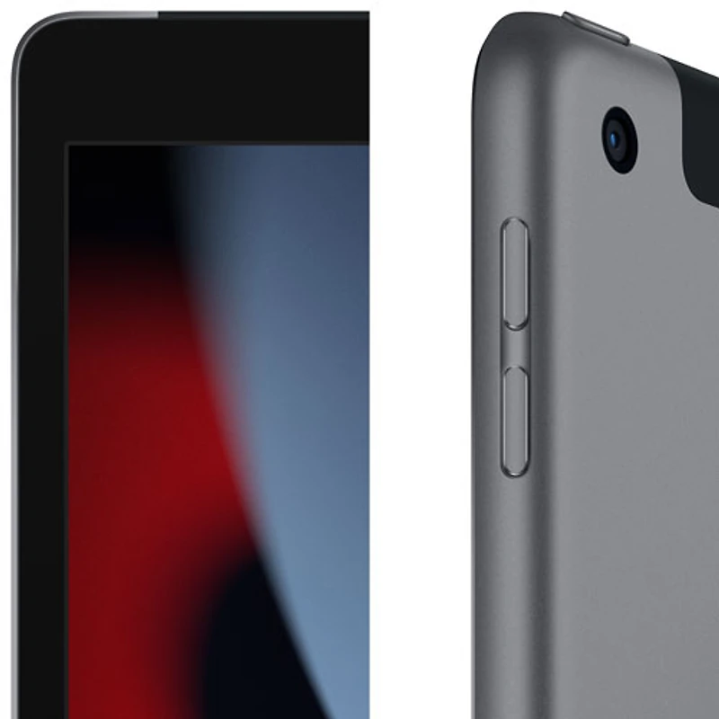 iPad 10,2 po 256 Go avec Wi-Fi et 4G LTE d'Apple (9e génération) offert par Bell - Gris cosmique