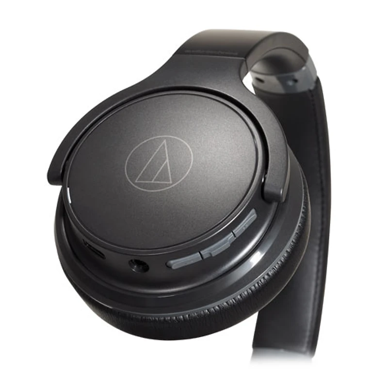 Audio Technica ATH-S220BT On-Ear Sound Isolating Bluetooth Headphones - Black