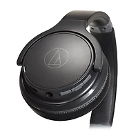 Audio Technica ATH-S220BT On-Ear Sound Isolating Bluetooth Headphones - Black