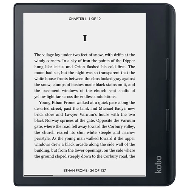 Kobo Sage HD 8" Digital eReader with Touchscreen (N778-KU-BK-K-EP) - Black