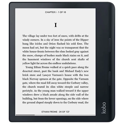 Kobo Sage HD 8" Digital eReader with Touchscreen (N778-KU-BK-K-EP) - Black