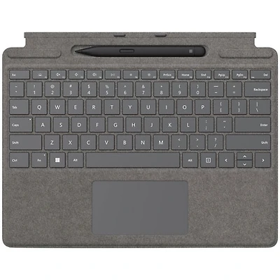 Microsoft Surface Pro Signature Keyboard with Slim Pen 2 - Platinum - English