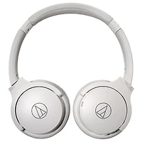 Casque d'écoute à isolation sonore Bluetooth ATH-S220BT d'Audio Technica - Blanc