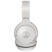 Casque d'écoute à isolation sonore Bluetooth ATH-S220BT d'Audio Technica - Blanc