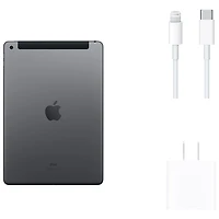 iPad 10,2 po 64 Go avec Wi-Fi et 4G LTE d'Apple (9e génération) offert par Fido - Gris cosmique