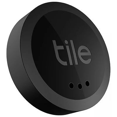 Tile Sticker (2021) Bluetooth Item Tracker - Black