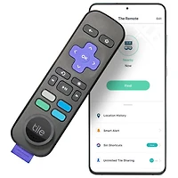 Tile Sticker (2021) Bluetooth Item Tracker - Black