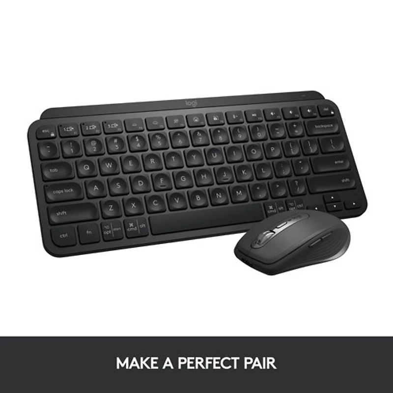Logitech MX Keys Mini Bluetooth Backlit Ergonomic Keyboard - Black