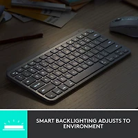 Logitech MX Keys Mini Bluetooth Backlit Ergonomic Keyboard - Black