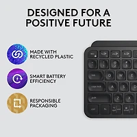 Logitech MX Keys Mini Bluetooth Backlit Ergonomic Keyboard - Black