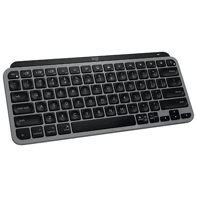 Logitech MX Keys Mini Bluetooth Backlit Ergonomic Keyboard for Mac - Pale Grey