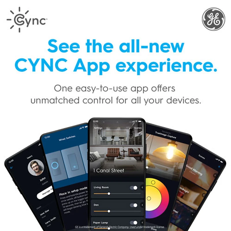 Prise intelligente extérieure marche/arrêt Cync de GE