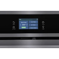 Frigidaire Gallery 30" 5.3 Cu. Ft. Combination Electric Wall Oven (GCWS3067AD) - Black Stainless