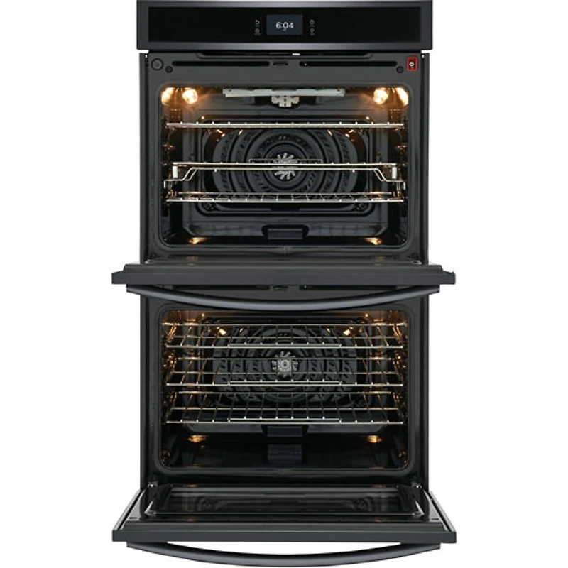 Frigidaire Gallery 30" 10.6 Cu. Ft. Double Electric Wall Oven (GCWD3067AD) - Black Stainless
