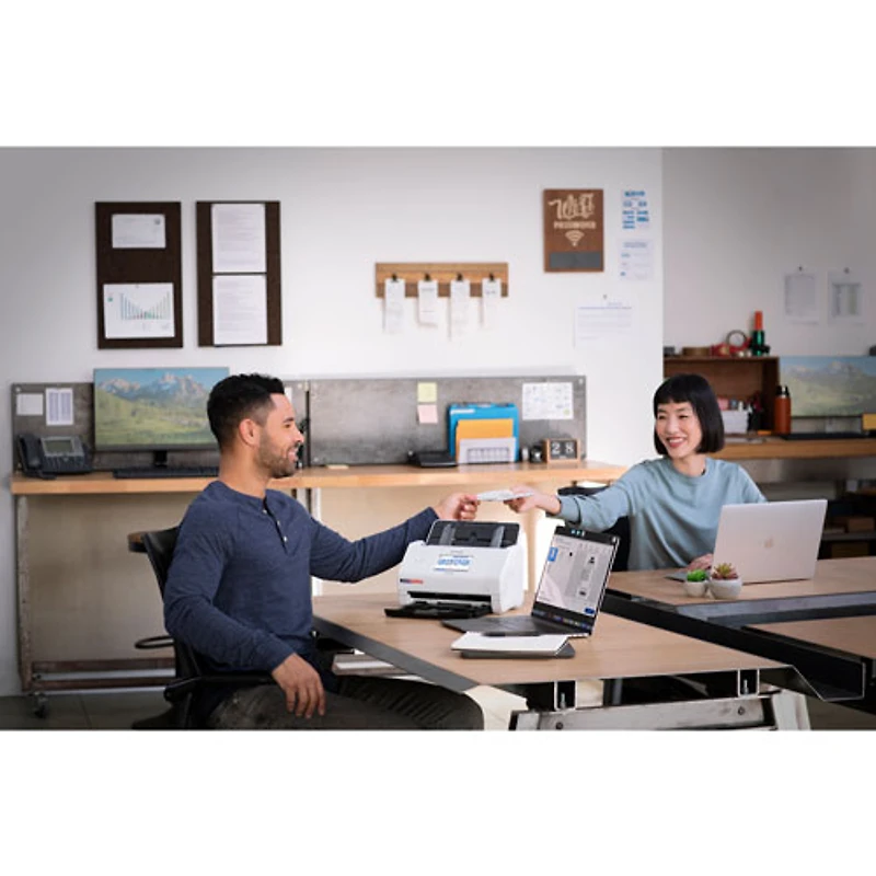 Epson RapidReceipt RR-600W Wireless Receipt & Document Scanner