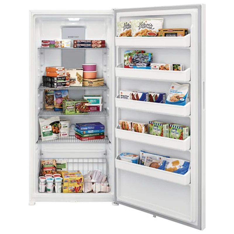 Congélateur vertical de 20 pi³ sans dégivrage de Frigidaire (FFUE2022AW) - Blanc
