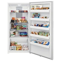 Congélateur vertical de 20 pi³ sans dégivrage de Frigidaire (FFUE2022AW) - Blanc