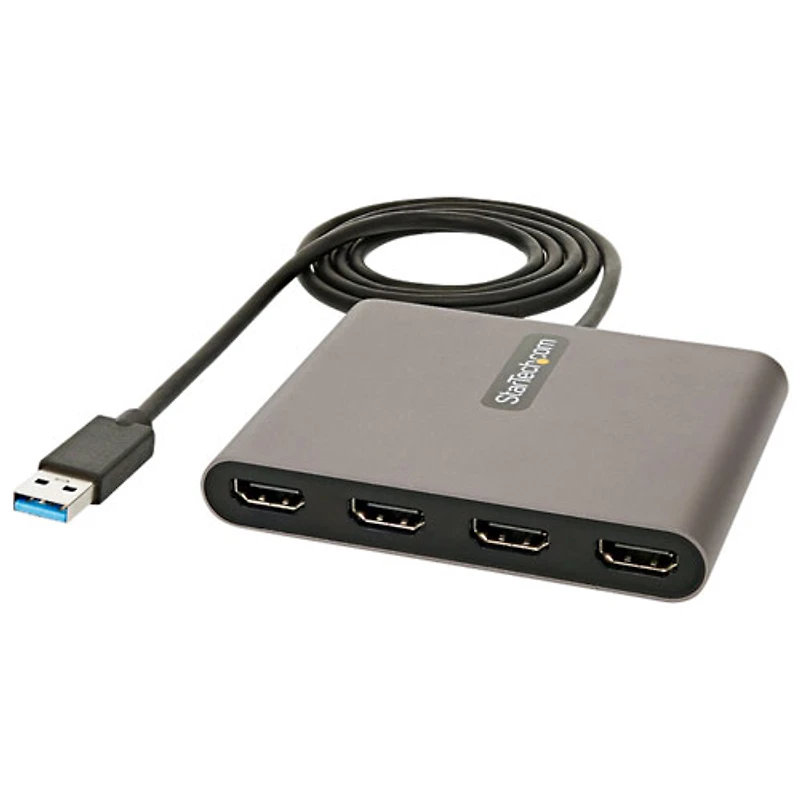 Adaptateur USB 3.0 à 4 ports HDMI de StarTech (USB32HD4)