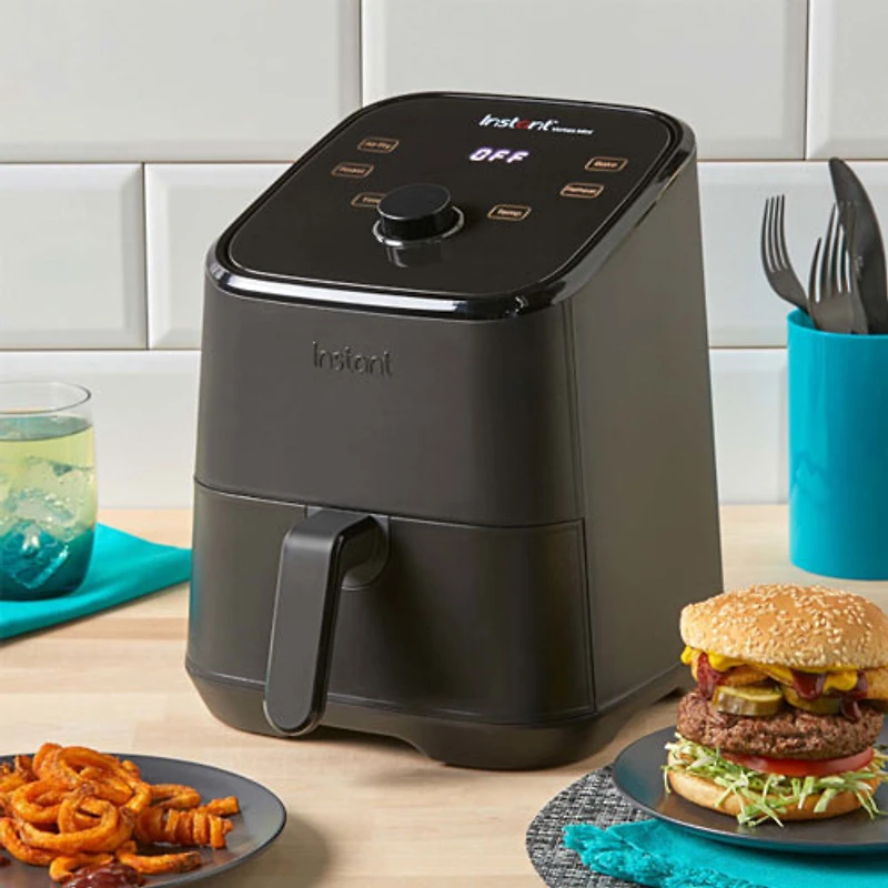 Mini friteuse à air chaud Vortex Instant - 2 L/2 pte - Noir