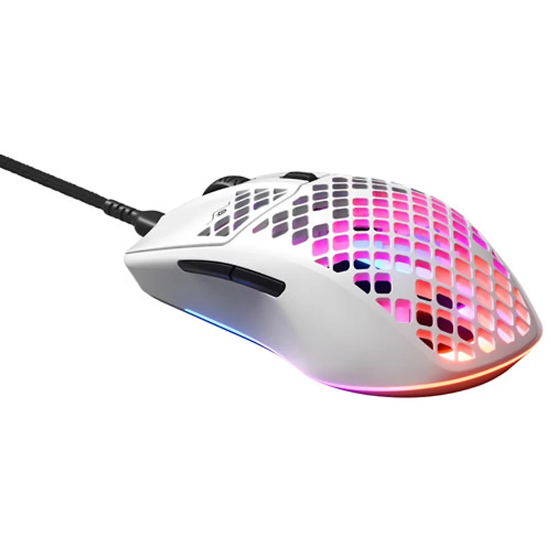 Souris de jeu optique de 8500 ppp Aerox 3 2022 Edition de SteelSeries - Neige