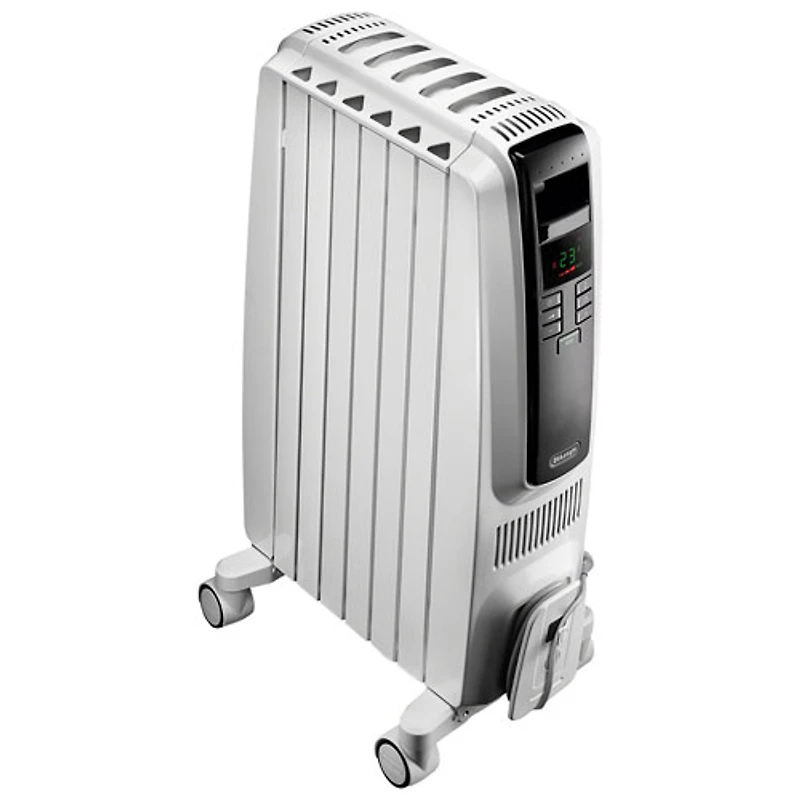 Delonghi Dragon Oil Filled Heater - Ice White