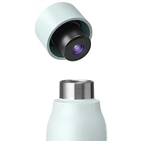 Bouteille d'eau isotherme autonettoyante de 740 ml (25 oz) en acier inoxydable PureVis de LARQ - Vert littoral